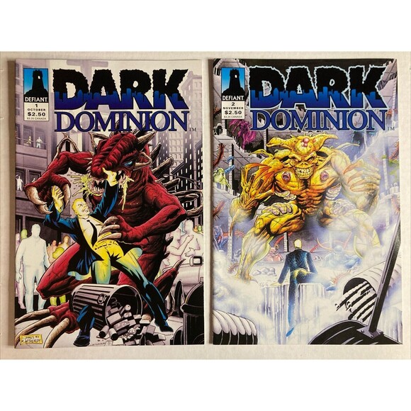 Dark Dominion (1994) 1-2 Defiant Comic Book Series Set • Len Wein - Picture 1 of 3